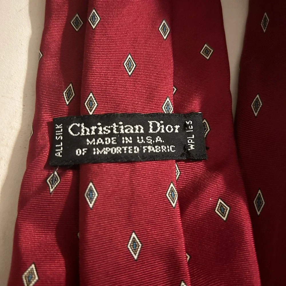 Mens vintage Christian Dior Silk Tie